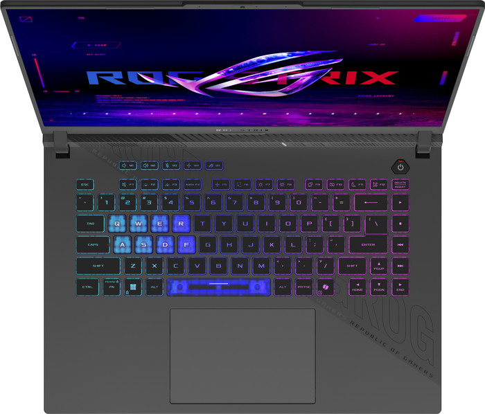 ASUS ROG Strix G16 G614PR-RV101W - 16" - AMD Ryzen 9 - 32GB RAM/1TB SSD - RTX 5070 Ti oberseite