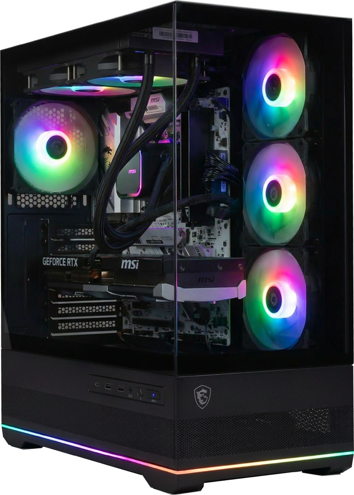 Cobalt x POWERED BY MSI - Tier 2 - RTX 5070 Ti - Ryzen 7 7800X3D - 32GB - 2TB SSD left side