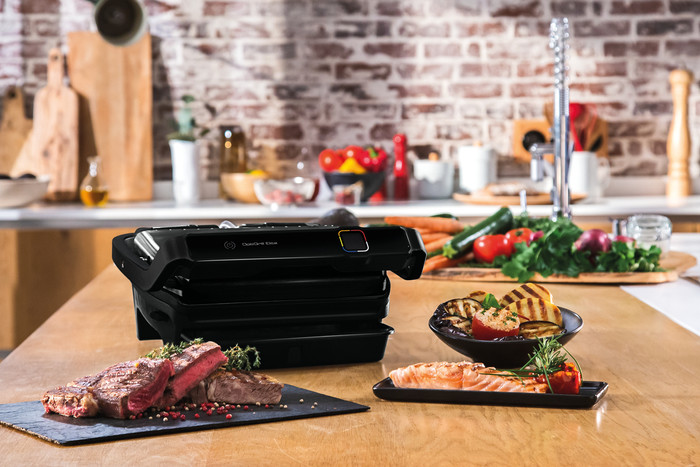 Tefal OptiGrill Elite GC7508 produkt in gebrauch