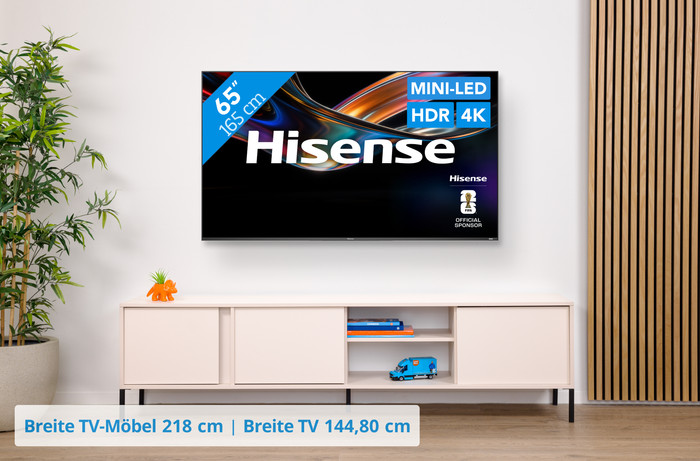 Hisense RGB Mini-LED 65 Zoll UR9S (2026) visuelles Coolblue 1