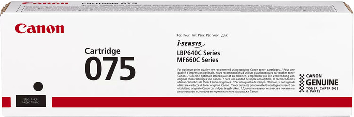 Canon 075 Toner Cartridge Black Main Image