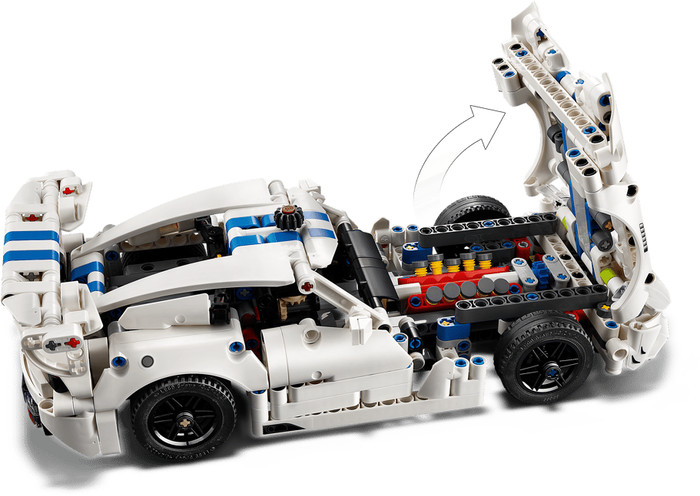 LEGO Technic Dodge Viper GTS-R Sportwagen 42234 detail