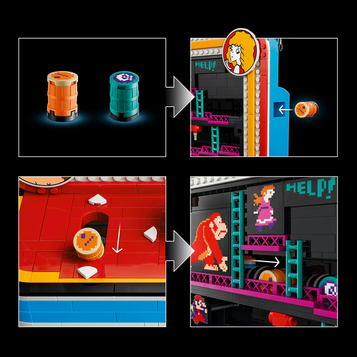 LEGO Super Mario Donkey Kong Arcade 72051 detail