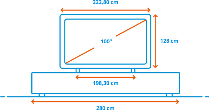 Hisense RGB Mini LED 100" UR8S (2026) visual Coolblue 1