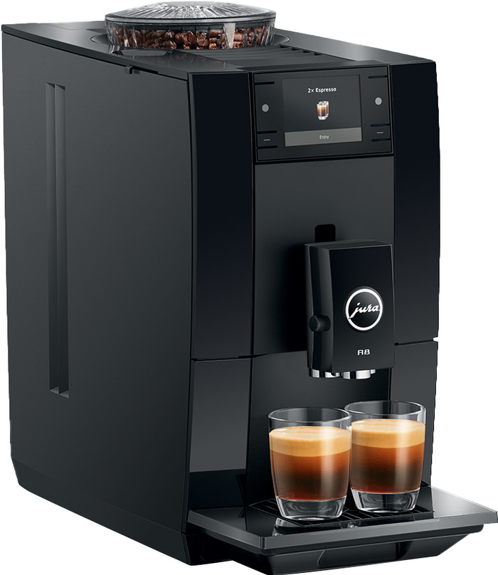 JURA A8 Piano Black (EA) linke seite