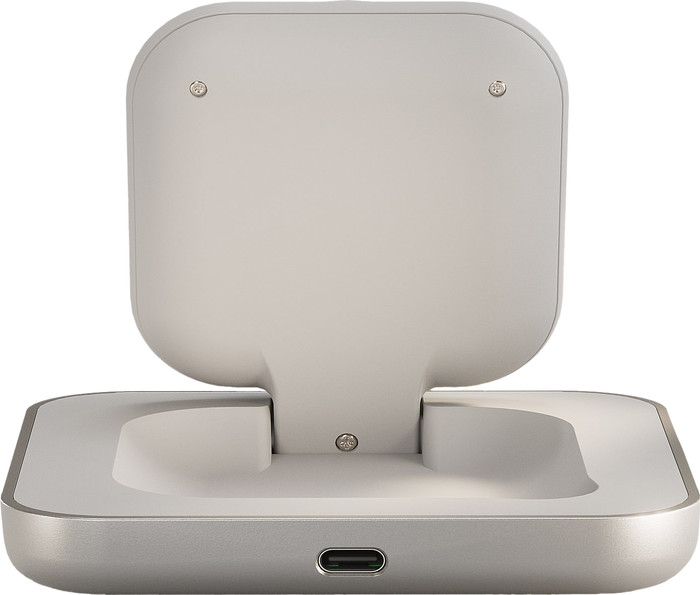 ZENS MagSafe und Qi2 Kabelloses Ladegerät 15 W mit Ständer Weiß rückseite