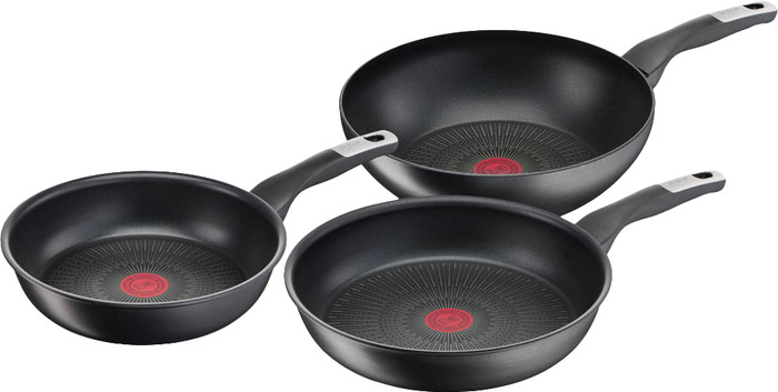 Tefal Unlimited Frying Pan Set 24cm + 28cm + Wok 28cm Main Image