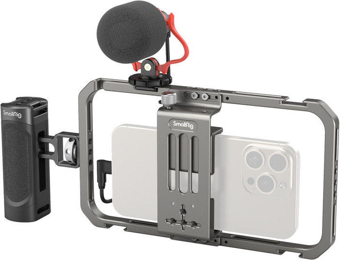 SmallRig Professional Phone Video Rig Kit produkt in gebrauch