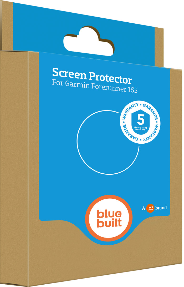 BlueBuilt Garmin Forerunner 165 Screen Protector packaging