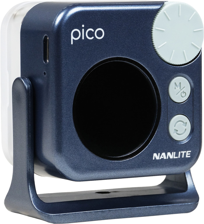 Nanlite Pico LED Mini Pocket Light Midnight Blue back