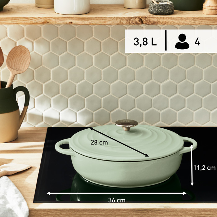 Tefal LOV Low Dutch Oven 28cm Green null