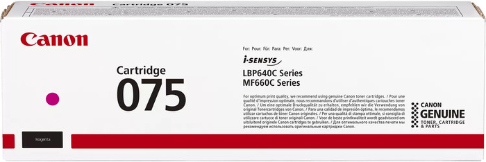Canon 075 Toner Cartridge Magenta Main Image
