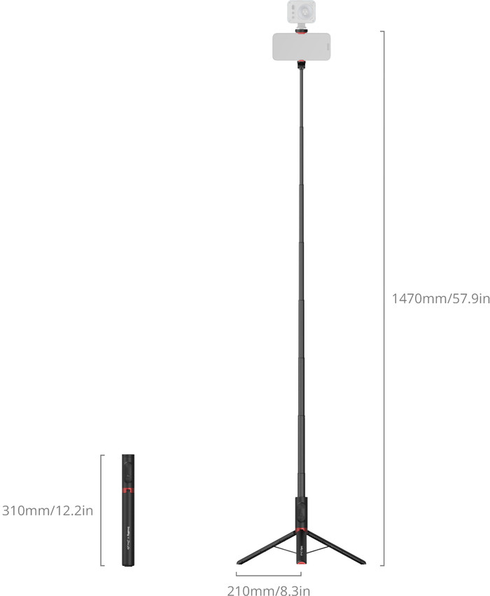 Smallrig ST30 Selfiestick visueller lieferant