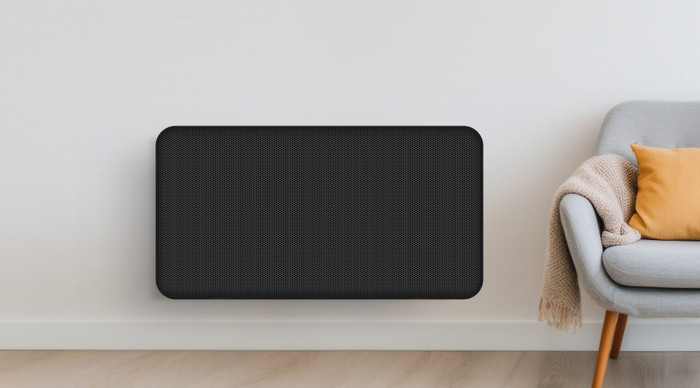 Fuave Gothenburg Premium Schwarz WLAN oberseite