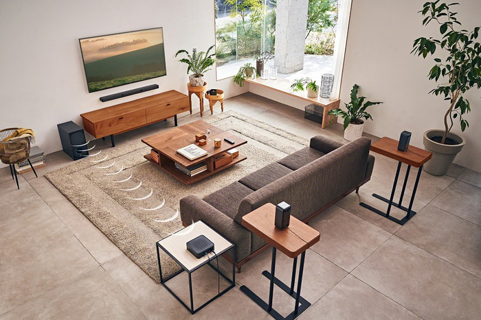 Sony HT-S40R product in use