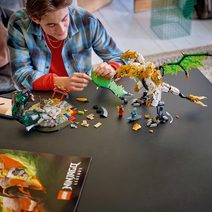 LEGO NINJAGO Ultra Dragon Battle 71872 product in use