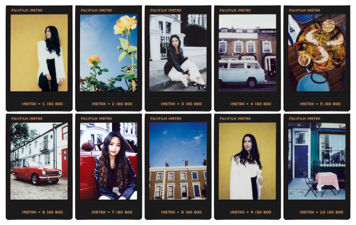 Fujifilm instax mini Film Contact (10 sheets) product in use