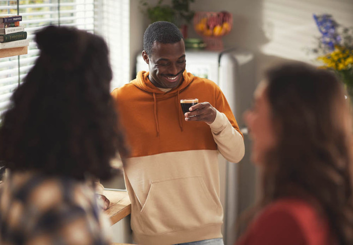 Philips Senseo Original Plus CSA210/90 Rot produkt in gebrauch