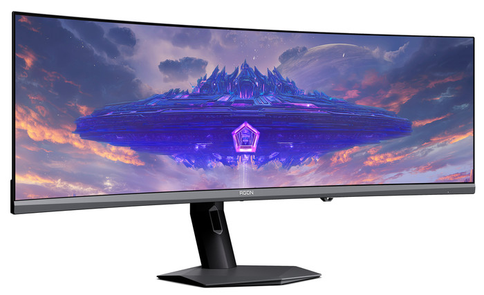 AOC AGON PRO AGP497UCZD QD-OLED Curved vorne