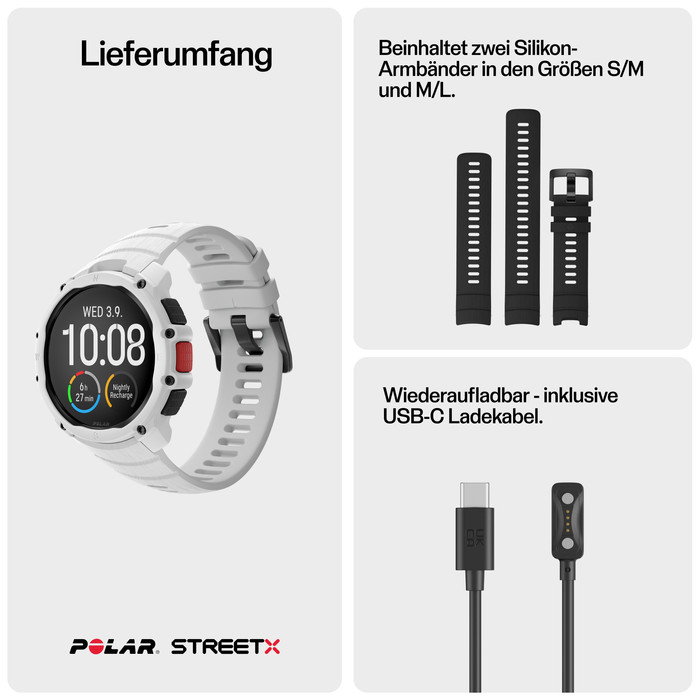 Polar Street X Weiß 45 mm visueller lieferant
