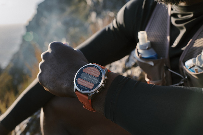 Garmin Fenix 9 Pro Titan LTE 43 mm produkt in gebrauch