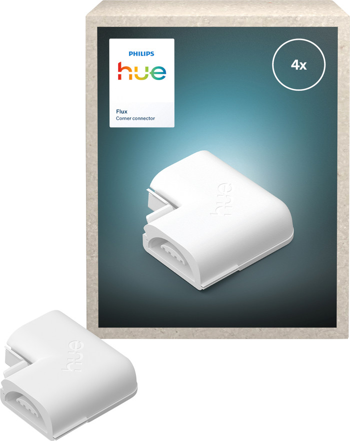 Philips Hue Flux Eckverbinder 4er-Pack verpackung