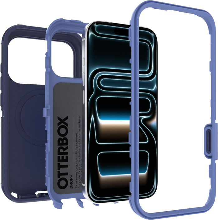 Otterbox Defender iPhone 18 Pro / 17 Pro Full Body Case mit MagSafe Blau detail