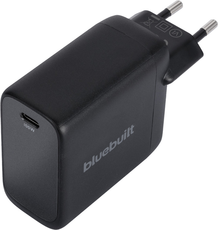 BlueBuilt 100W GaN USB-C Charger Black Main Image
