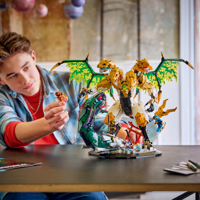 LEGO NINJAGO Ultra Dragon Battle 71872 product in use