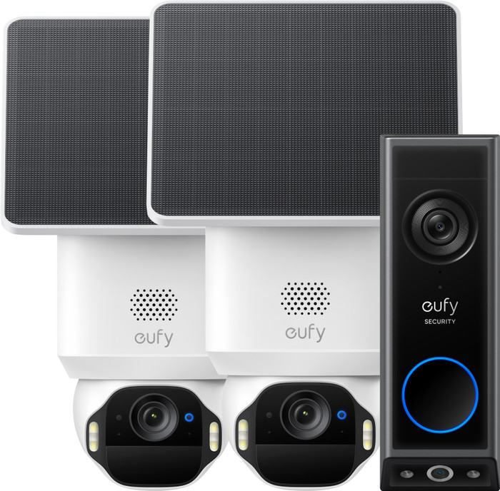 eufy SoloCam E42 Doppelpack + Video Doorbell E340 Main Image