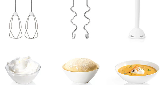 Bosch MFQ36440 ErgoMixx Handmixer produkt in gebrauch