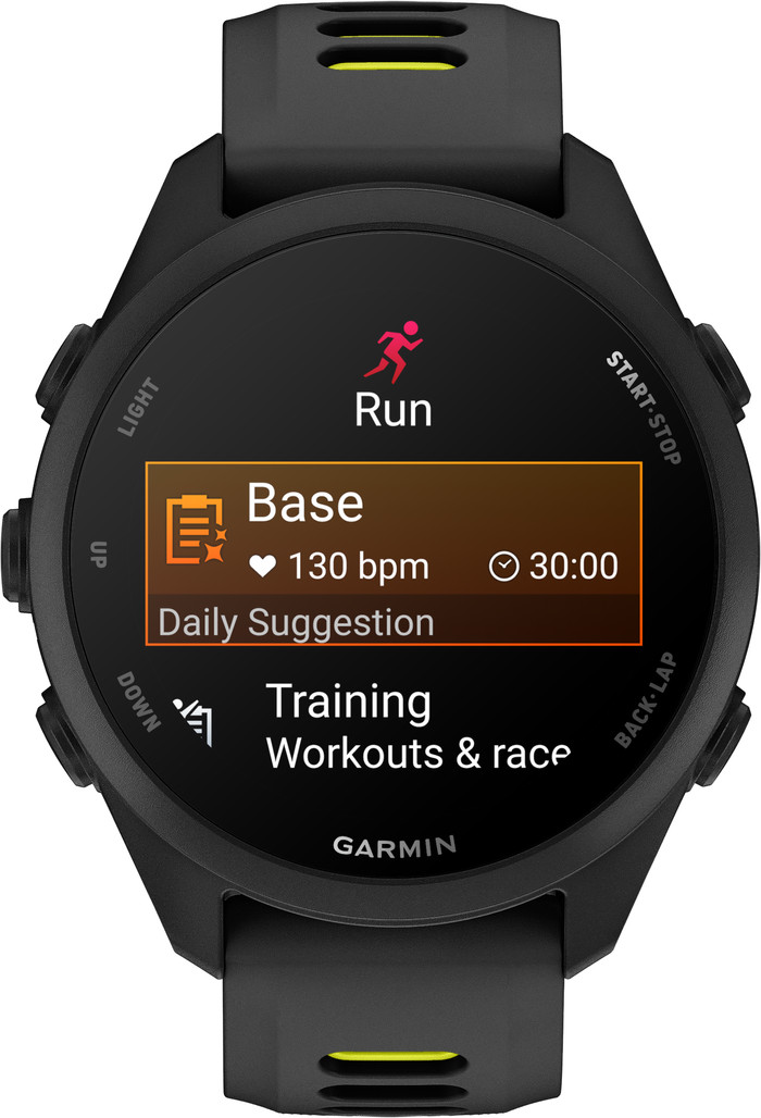 Garmin Forerunner 170 43mm Black front