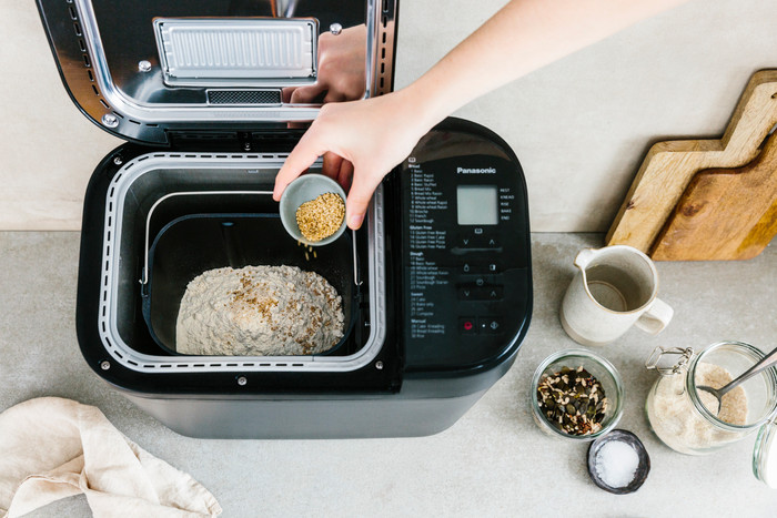 Panasonic SD-R2530KXE Mattschwarz produkt in gebrauch