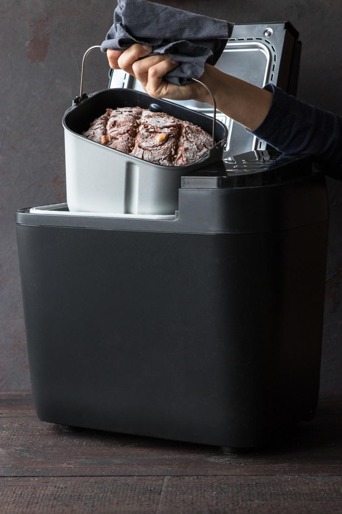 Panasonic SD-R2530KXE Mattschwarz produkt in gebrauch