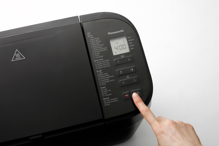 Panasonic SD-R2530KXE Mattschwarz produkt in gebrauch