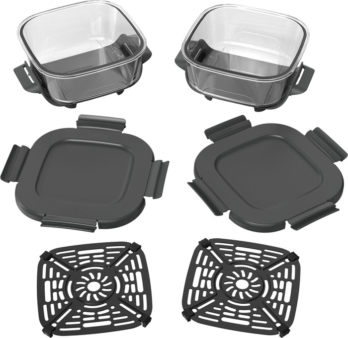 Ninja CRISPi TempWare Glass Bowl - Set of 2 (1.4L) accessory
