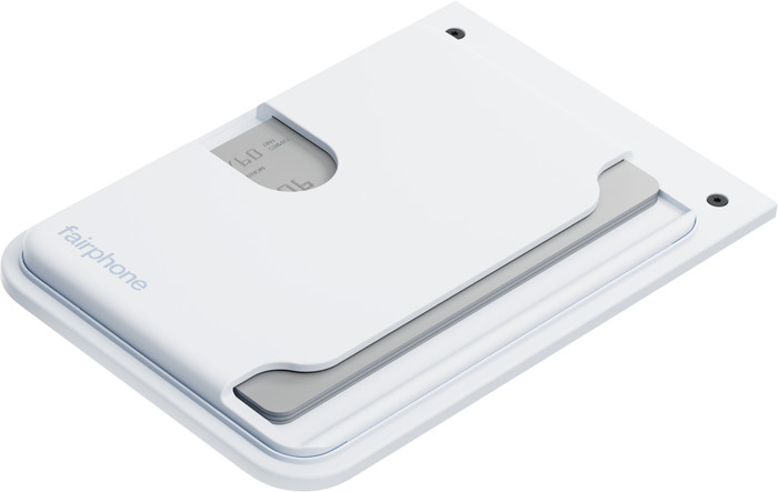 Fairphone Card Wallet for the Fairphone 6 White right side