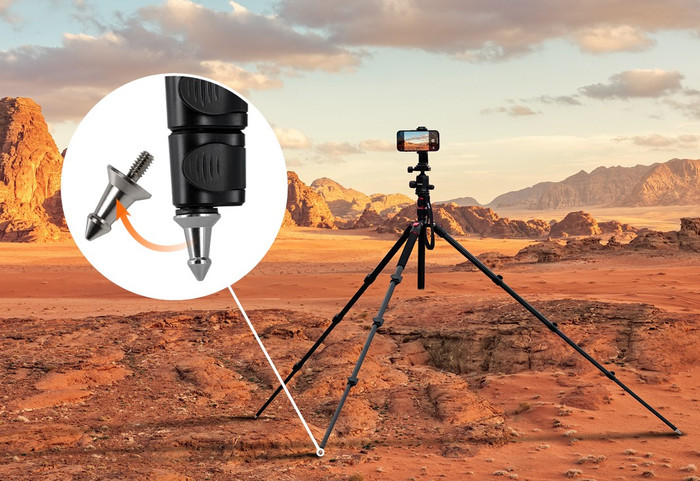 Rollei Compact Traveler No. 2 Tripod produkt in gebrauch