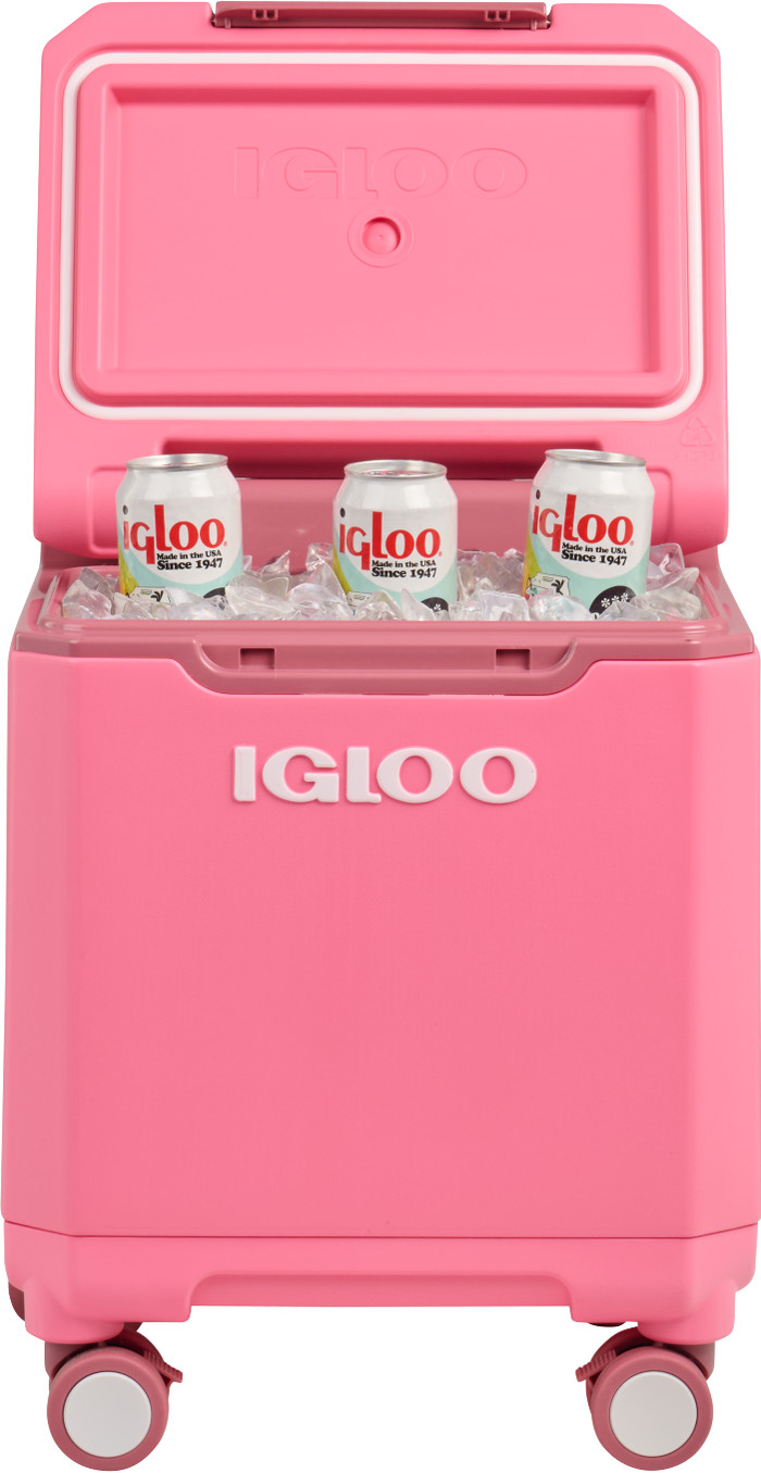 Igloo Tag Along Too Spinner 360 Pink front