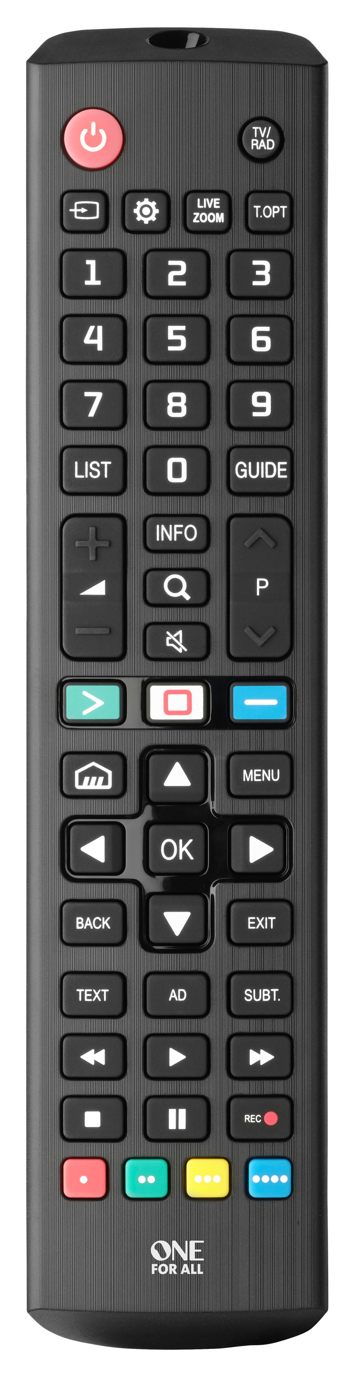 One for All URC4911 LG Remote Main Image