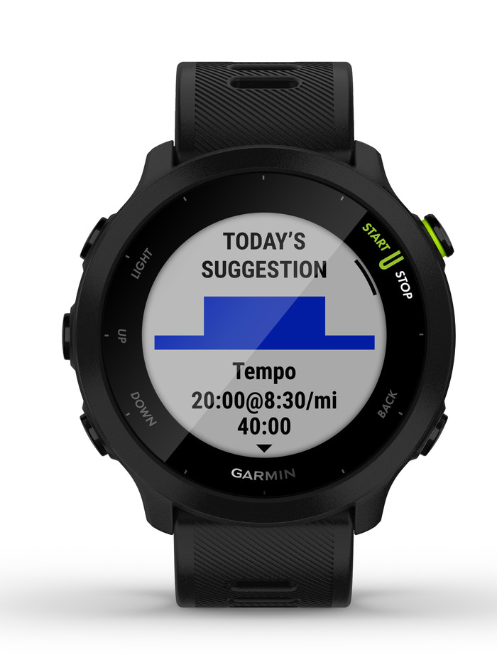 Garmin Forerunner 55 Black front