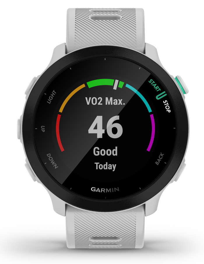 Garmin Forerunner 55 Weiß vorne