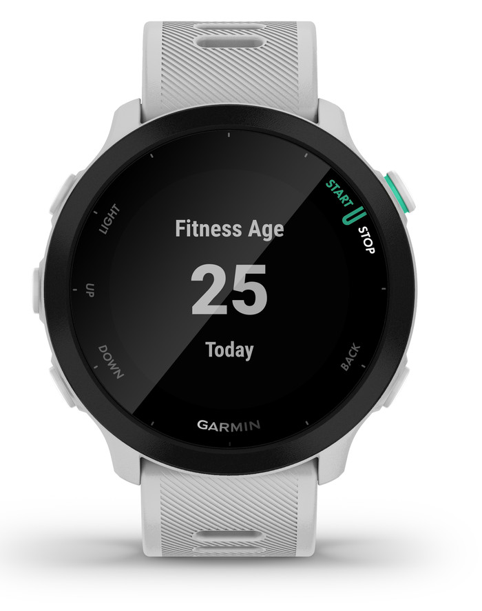 Garmin Forerunner 55 Weiß vorne