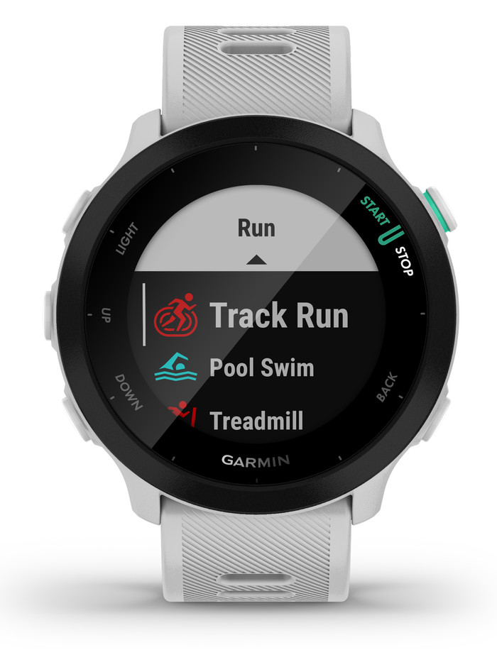 Garmin Forerunner 55 Weiß vorne