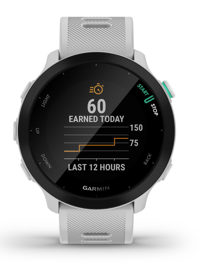 Garmin Forerunner 55 Weiß vorne