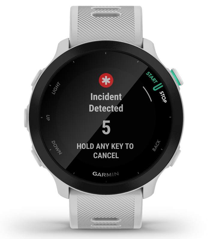 Garmin Forerunner 55 Weiß vorne