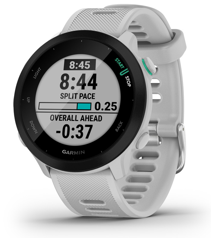 Garmin Forerunner 55 Weiß rechte seite