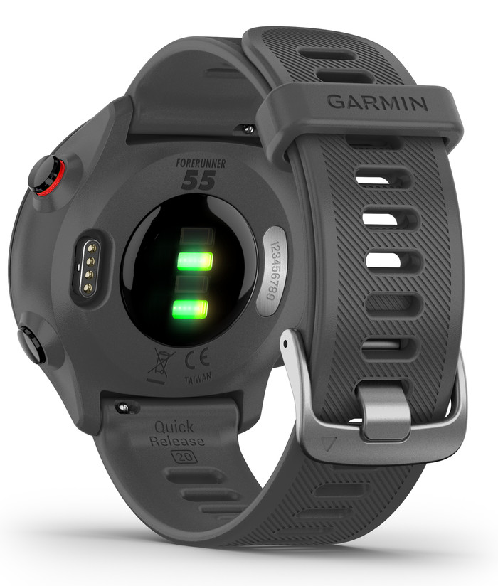 Garmin Forerunner 55 Gray back