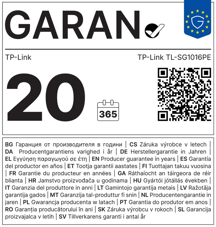 TP-Link TL-SG1016PE