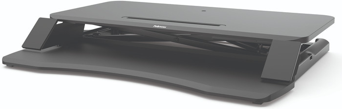 Fellowes Corsivo Sitz-Steh-Workstation Schwarz detail